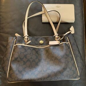 Coach purse and wallet set.